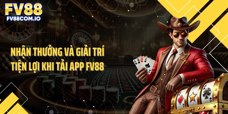 Nhận thưởng và giải trí tiện lợi khi tải app FV88